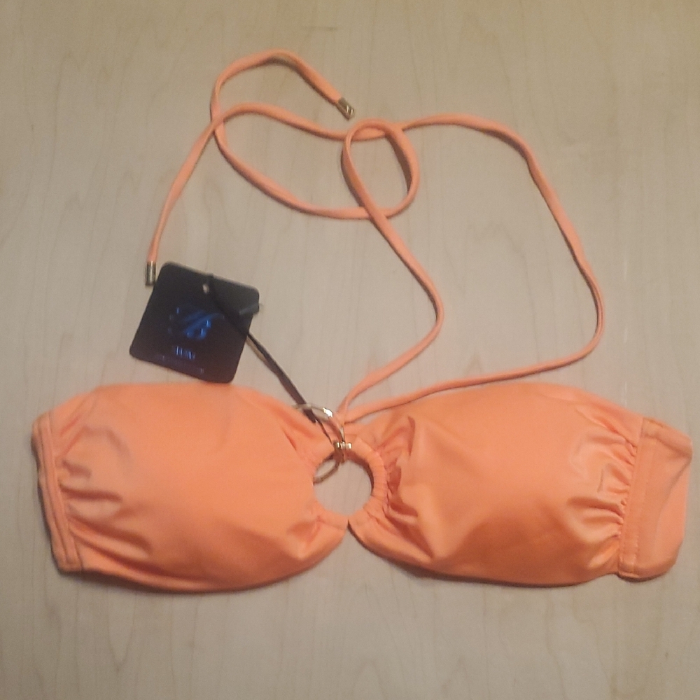 Honey Birdette ATHENA Orange Triangle Bikini Swim